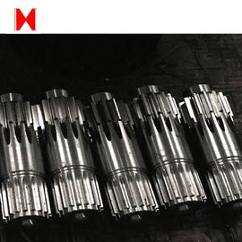 Aluminium CNC Gear 45S 62 Hardness Forging Shaft