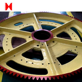 AISI DIN Forging 40# Large Steel Double Spur Wheel Gear